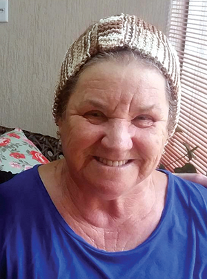 A aposentada Maria da Conceição Pereira Feitosa