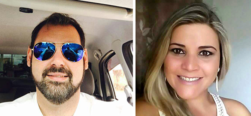 Anderson e Tatiane foram jogados para fora do carro e não resistiram aos ferimentos