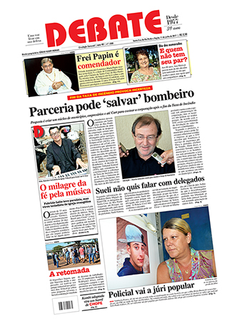 Veja capa da edição impressa deste domingo, 11 de junho de 2017