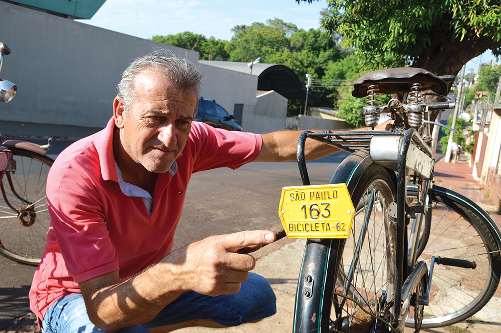Carroças e bicicletas já tiveram até placas