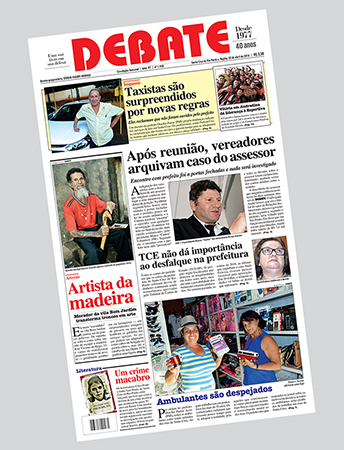 Veja capa da edição impressa deste domingo, 22 de abril de 2018