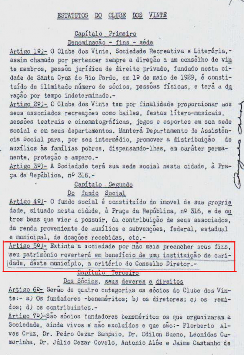 ACE vai perder sua sede: estatuto do antigo Clube dos XX prevê doação do  patrimônio