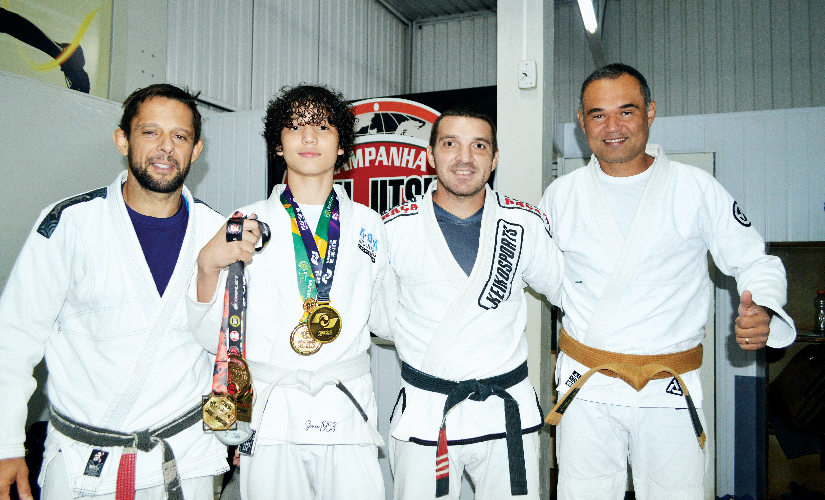 Santa-cruzense de 12 anos é o campeão brasileiro de jiu-jitsu