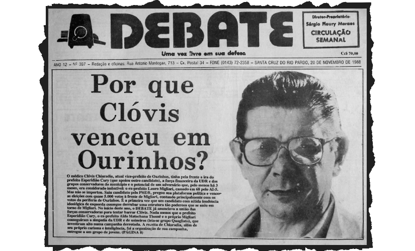 História de uma campanha organizada por ‘moleques’: o texto de 1988 sobre Clóvis Chiaradia