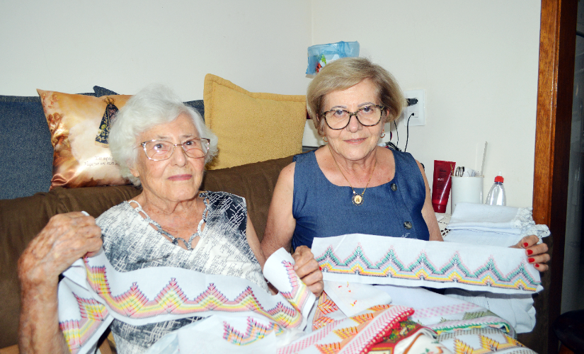 Aos 92 anos, viúva é costureira voluntária do asilo de Chavantes