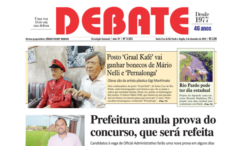Edição completa em PDF - 3 DE DEZEMBRO DE 2023 - CLIQUE AQUI PARA BAIXAR O ARQUIVO