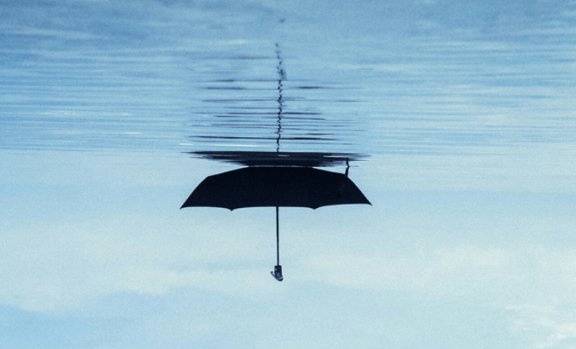 Upside down