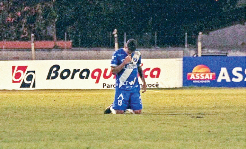 Santa-cruzense faz primeiro gol profissional no Paulistão
