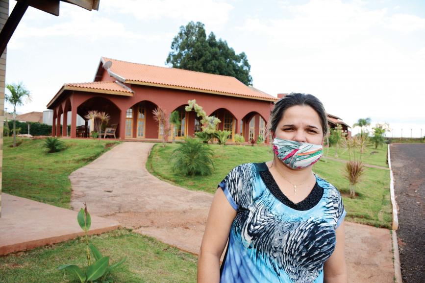 A missionária  Gabriela Alves da Silva
