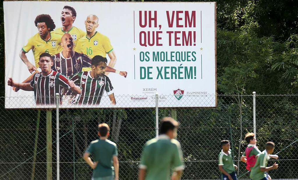 CT do Fluminense em Xerém, onde Cristian treina