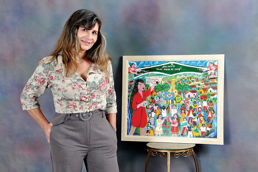 Pela segunda vez, Fátima Camargo expõe na Bienal internacional de Socorro-SP