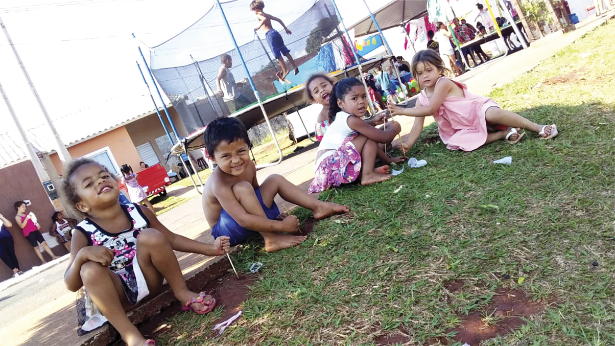 Crianças ganham mais um dia de diversão