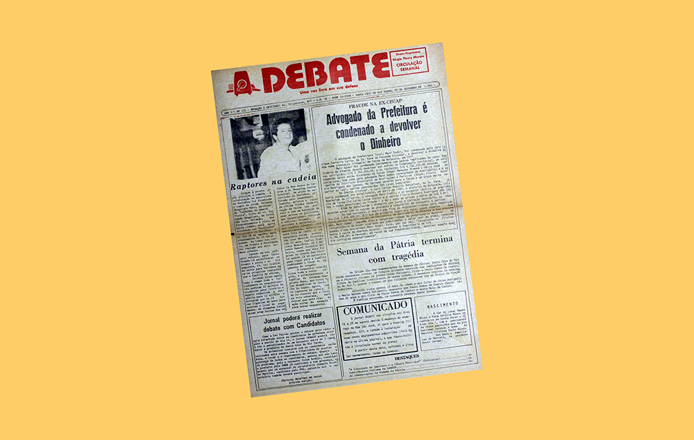 Arquivo: o DEBATE na história