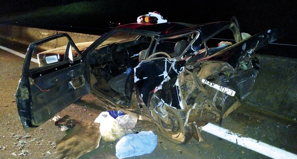 Grave acidente deixa seis feridos na rodovia SP-225