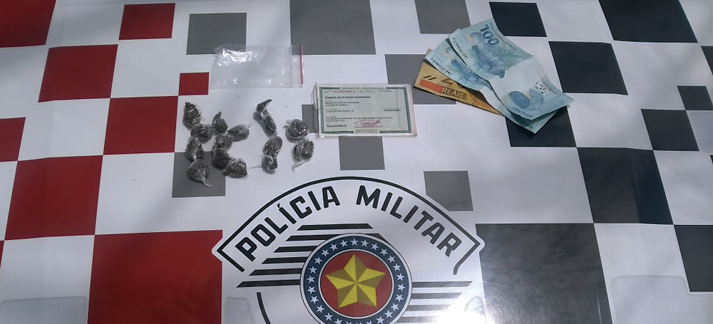 PM detém menor por tráfico