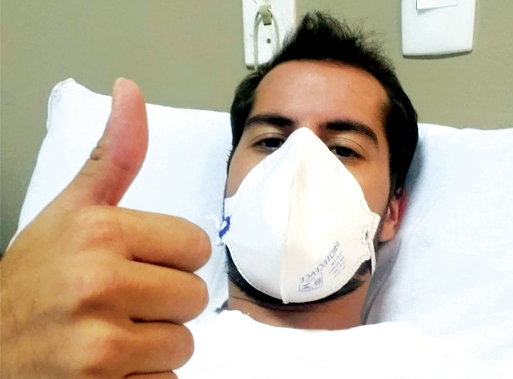 ‘É horrível’, diz jovem com quadro suspeito de covid-19