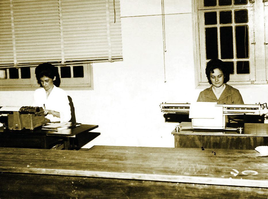 As antigas escolas de datilografia